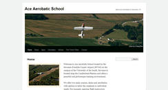Desktop Screenshot of aceaerobaticschool.com